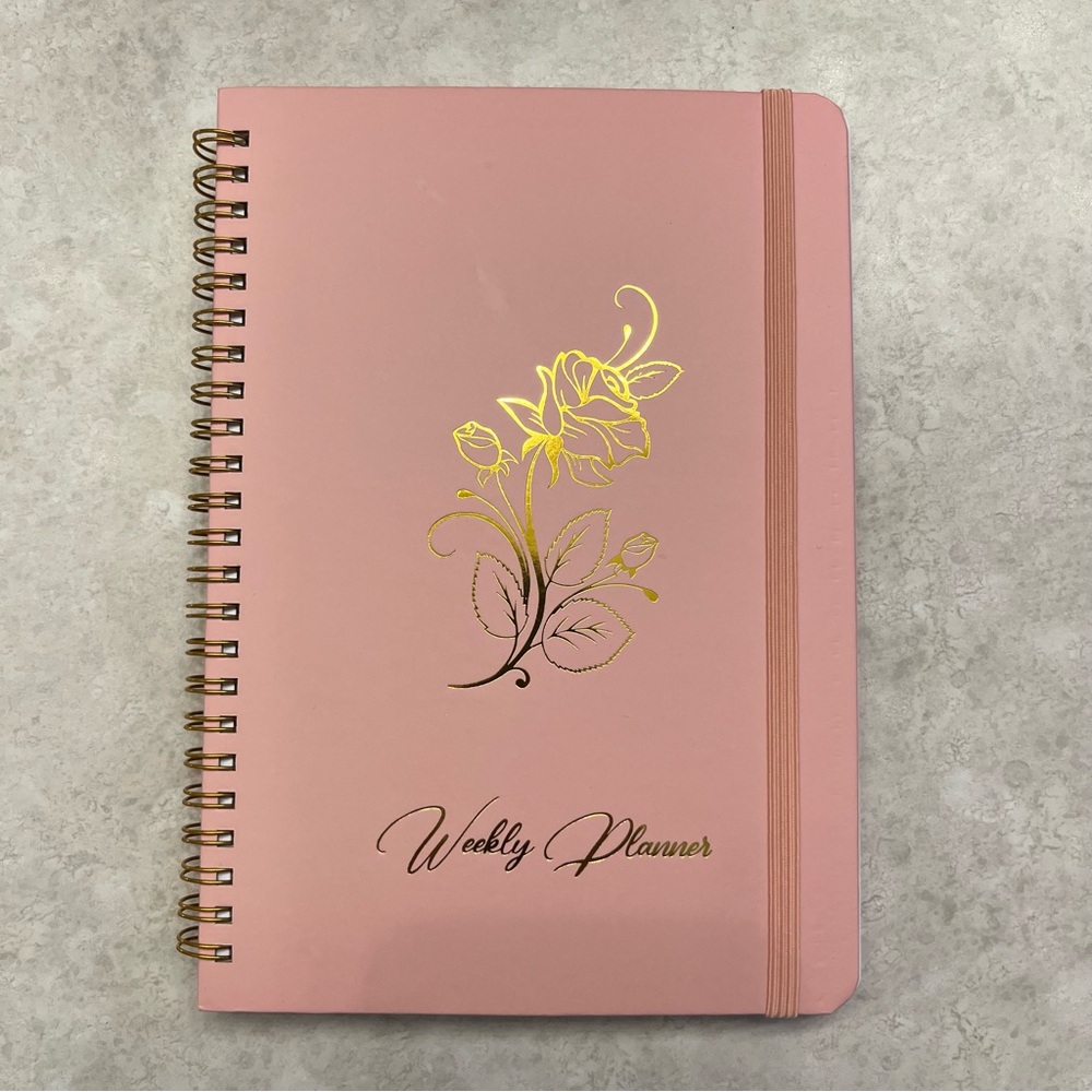 Floral Pink Undated Weekly Planner Stickers Budgeting